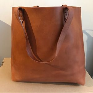 Madewell Transport Tote, English Saddle, NWT